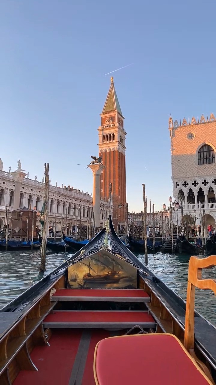 Bell Tower, Lion Pillar, in front of the Palace of the Doge