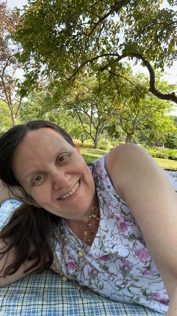 Peg at picnic