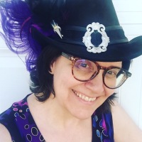 Peg's hat purchased at Renaissance Festival 2017