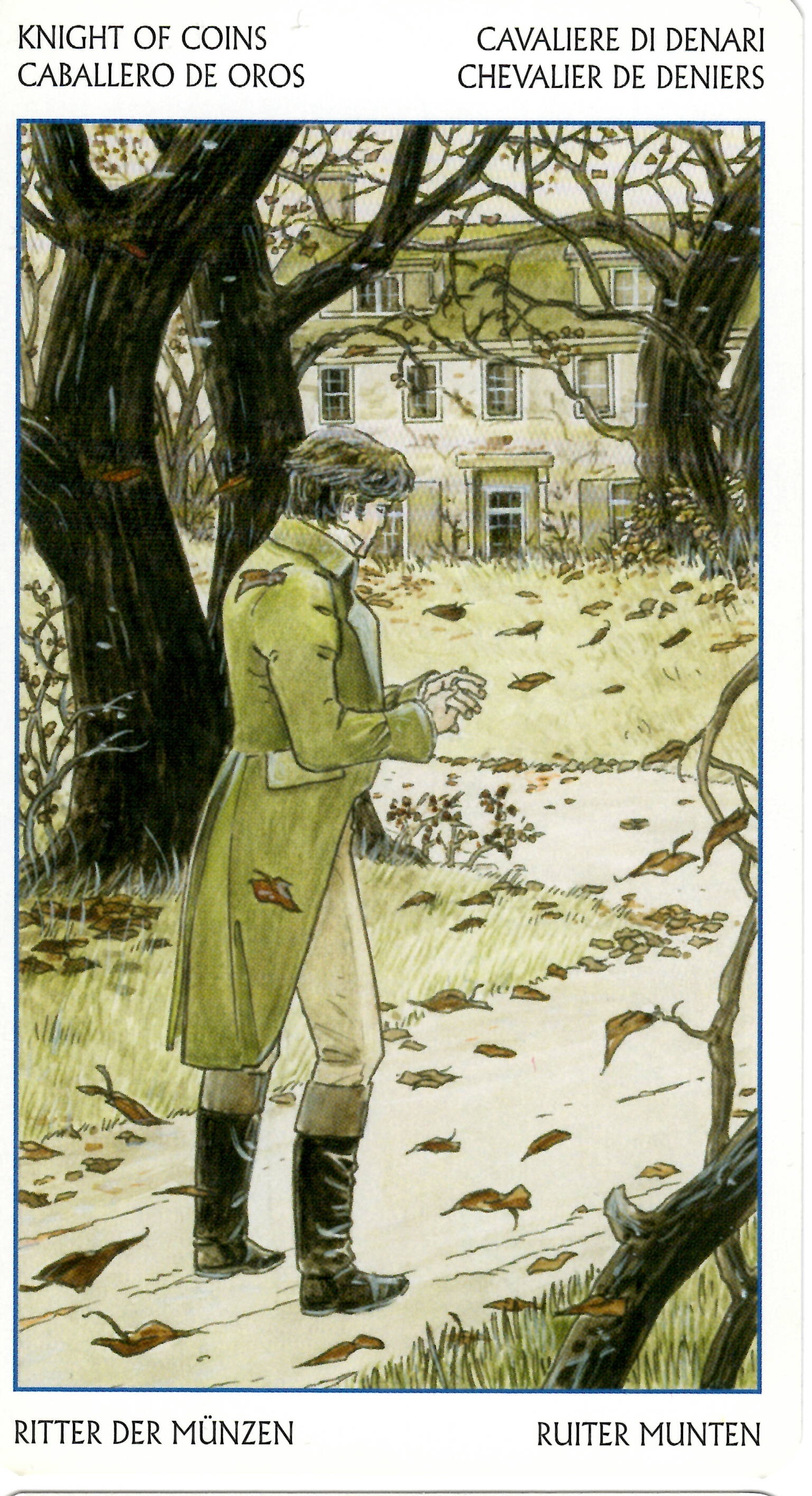 Knight of Coins Jane Austen Tarot
