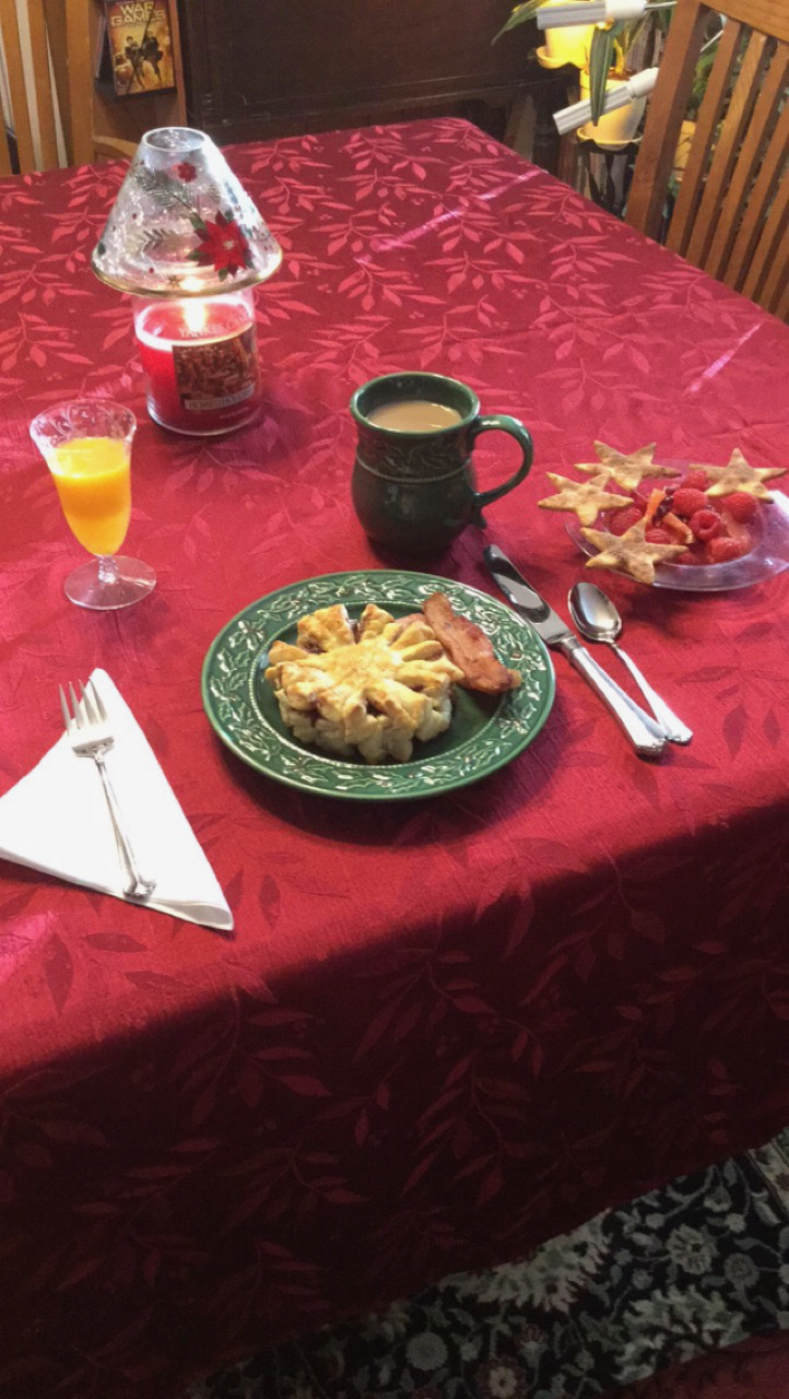 Christmas breakfast for one 2020